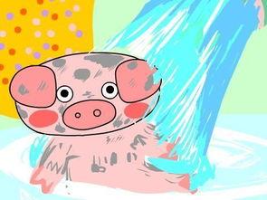 洗澡歌的视频,欢乐水花中的童年回忆