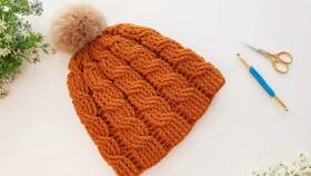 线织帽子视频,线织帽子视频教程，打造冬季时尚单品